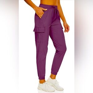 Wine cargo utility pant, Lg, sassy & practical, NWT